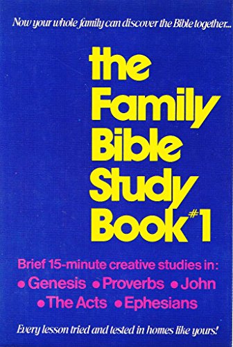 Beispielbild fr The Family Bible study book zum Verkauf von Wonder Book