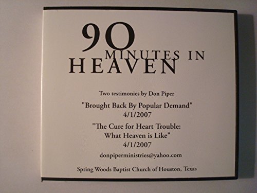 Imagen de archivo de 90 Minutes in Heaven: A True Story of Life and Death a la venta por Seattle Goodwill