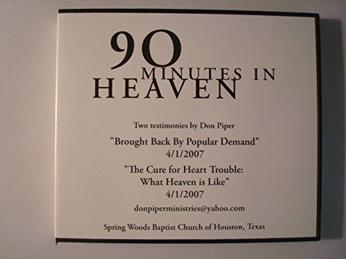 Stock image for 90 Minutes in Heaven: A True Story of Life and Death for sale by HPB-Emerald