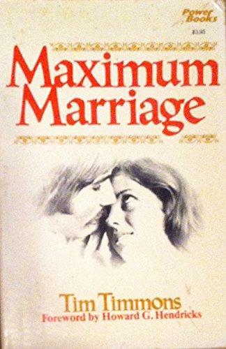 Beispielbild fr Maximum Marriage zum Verkauf von Wonder Book