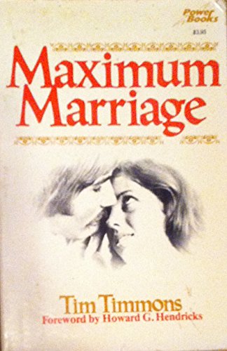 Stock image for Maximum Marriage for sale by Wonder Book
