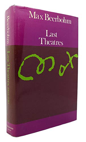 Stock image for Last theatres, 1904-1910 for sale by Ergodebooks