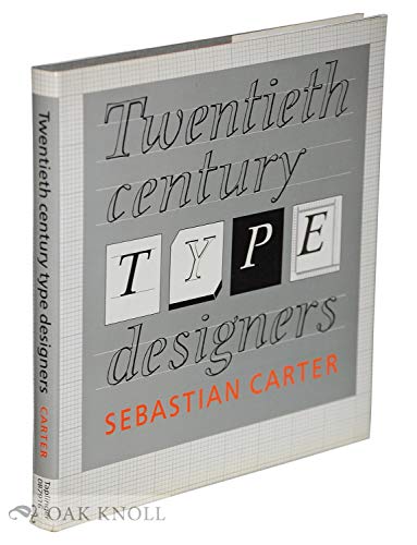 Stock image for Twentieth-Century Type Designers for sale by Better World Books