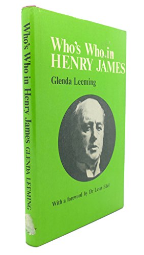 Beispielbild fr Who's who in Henry James zum Verkauf von Wonder Book