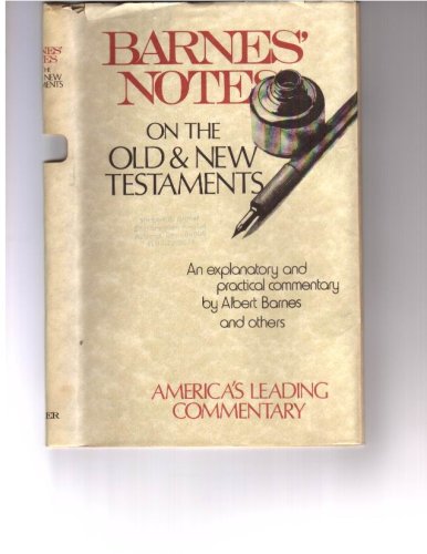 Beispielbild fr Barnes' Notes on the Old and New Testaments zum Verkauf von HPB-Diamond