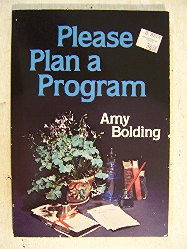 Please Plan a Program