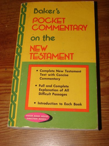 Imagen de archivo de Baker's Pocket Commentary on the New Testament a la venta por Christian Book Store