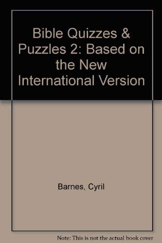 Stock image for Bible Quizzes & Puzzles for sale by Table of Contents