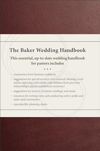 Stock image for The Baker Wedding Handbook for sale by Red's Corner LLC