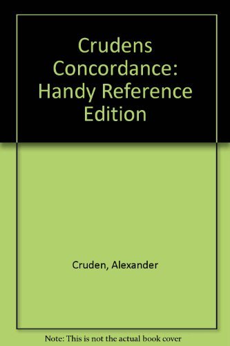 Beispielbild fr Crudens Concordance: Handy Reference Edition zum Verkauf von HPB Inc.