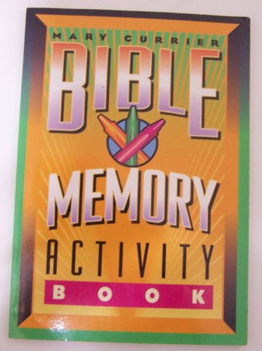 Beispielbild fr Bible Memory Activity Book zum Verkauf von Better World Books