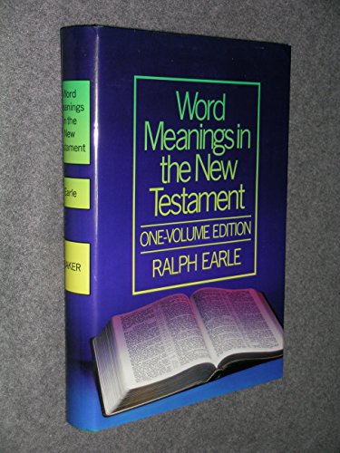 Beispielbild fr Word Meanings in the New Testament: One-Volume Edition zum Verkauf von Books From California