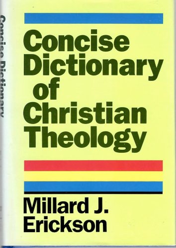 9780801034367: Concise Dictionary of Christian Theology