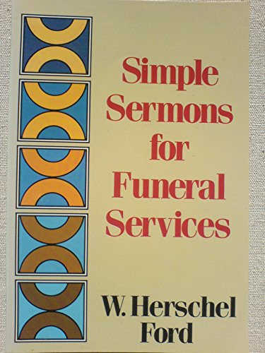 Stock image for Simple Sermons for Funeral Services for sale by Wonder Book