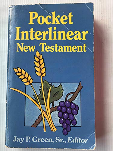 Imagen de archivo de Pocket Interlinear New Testament a la venta por Jenson Books Inc