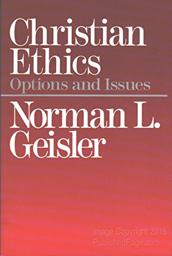 Beispielbild fr Christian Ethics: Options and Issues zum Verkauf von Wonder Book