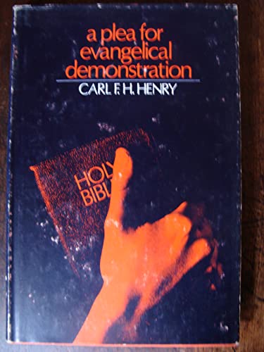 Imagen de archivo de A plea for evangelical demonstration, a la venta por Irish Booksellers