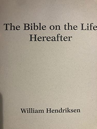 Stock image for Bible on the Life Hereafter for sale by HPB-Diamond