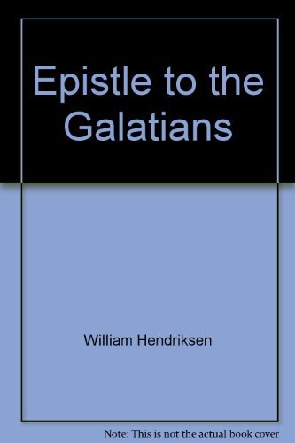 Stock image for Epistle to the Galatians for sale by HPB-Red