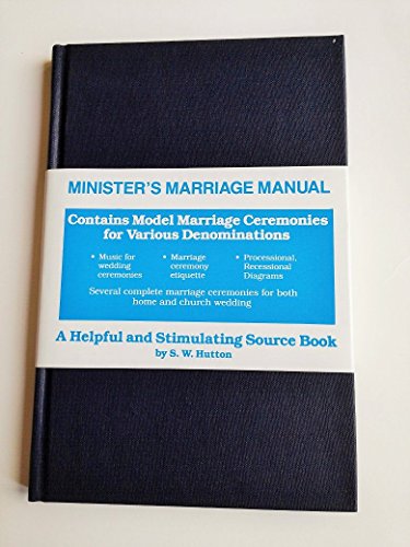 Imagen de archivo de Minister's Marriage Manual a la venta por Better World Books