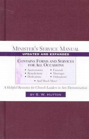 Beispielbild fr Minister's Service Manual zum Verkauf von Half Price Books Inc.