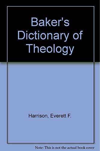 Stock image for Baker's Dictionary of Theology for sale by SecondSale