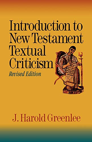 Beispielbild fr Introduction to New Testament Textual Criticism zum Verkauf von WorldofBooks