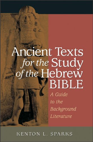 9780801047732: Ancient Texts for the Study of the Hebrew Bible: A Guide to the Background Literature