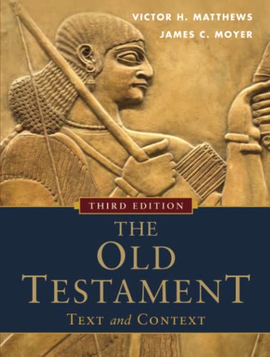 Beispielbild fr The Old Testament: Text and Context zum Verkauf von BooksRun