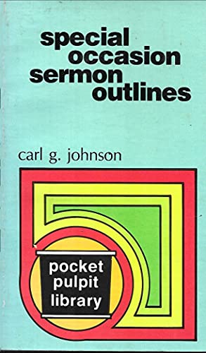 9780801051265: Special occasion sermon outlines (Pocket pulpit library)