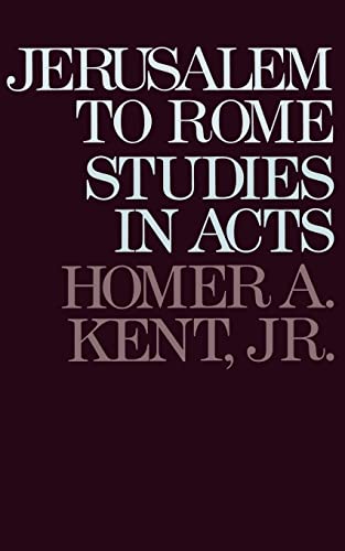 Imagen de archivo de Jerusalem to Rome: Studies in the Book of Acts (New Testament Studies Series) a la venta por SecondSale