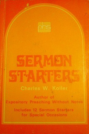 Stock image for Sermon starters for sale by ThriftBooks-Atlanta