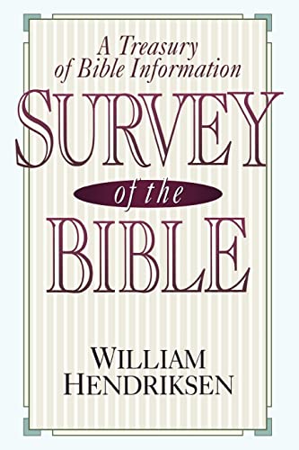 Imagen de archivo de Survey of the Bible: A Treasury of Bible Information a la venta por SecondSale