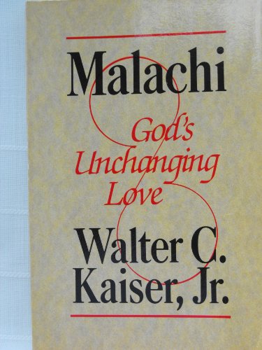 Beispielbild fr Malachi: God's unchanging love zum Verkauf von HPB-Diamond