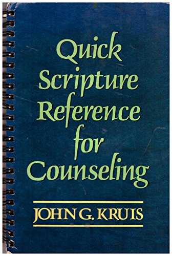 Quick Scripture Reference for Counselling.