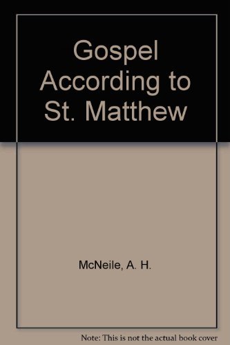 Gospel According to St. Matthew