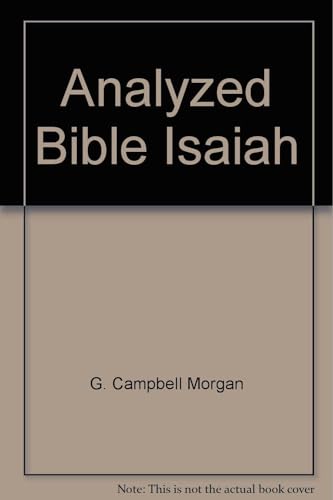 Stock image for Analyzed Bible for sale by Better World Books: West