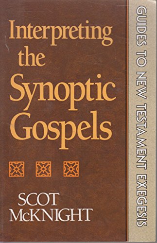 Imagen de archivo de Interpreting the Synoptic Gospels (Guides to New Testament Exegesis) a la venta por Wonder Book