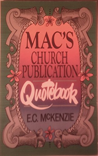 9780801062407: Mac's Church Publication Quotebook