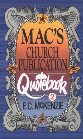 Beispielbild fr Mac's Church Publication Quotebook 2 zum Verkauf von Wonder Book