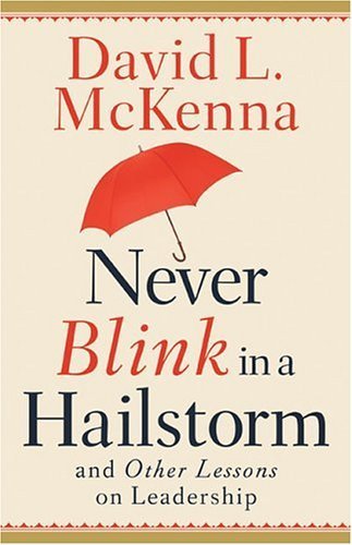 Stock image for Never Blink In A Hailstorm And Other Lessons On Leadership for sale by SecondSale