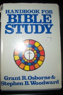 Imagen de archivo de Handbook for Bible Study a la venta por Better World Books