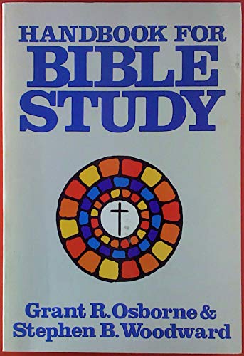 Imagen de archivo de Handbook for Bible Study a la venta por Better World Books