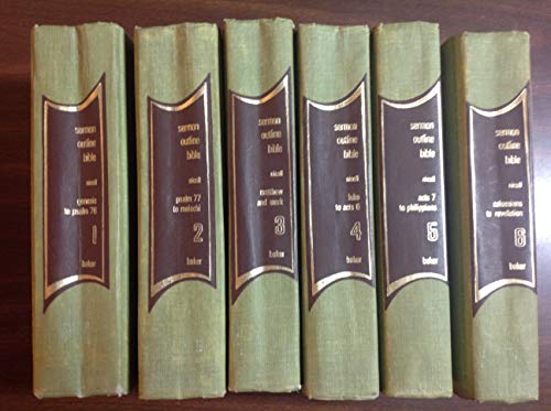 Stock image for Preachers Homiletic Library (Sermon Outline Bible, 6 Volume Set) for sale by HPB-Red