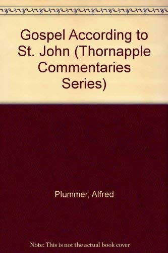 9780801070686: Gospel According to St. John (Thornapple Commentaries Series)