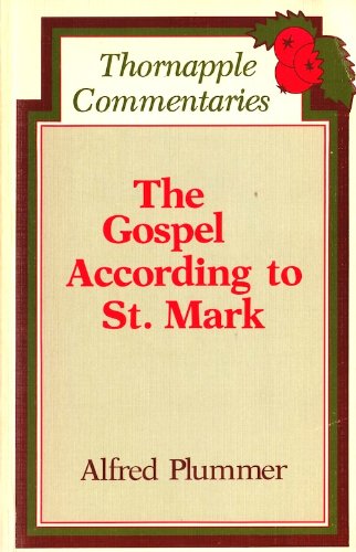 Imagen de archivo de Gospel According to Saint Mark (Thornapple Commentaries Series) a la venta por HPB-Diamond