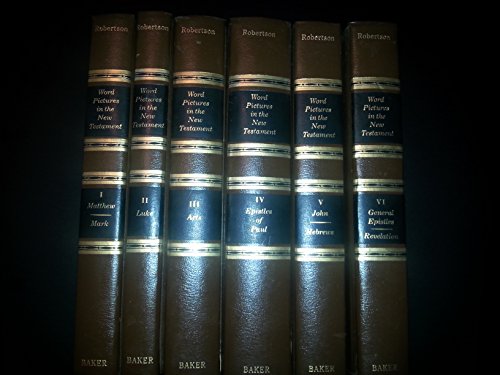 9780801077104: Word Pictures in the New Testament (6 Vols.)