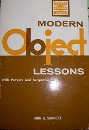 Imagen de archivo de Modern Object Lessons a la venta por Redux Books