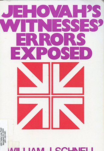 9780801080746: Jehovah's Witnesses Error's Exposed