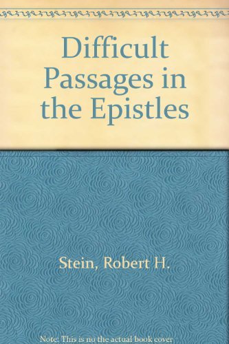 Imagen de archivo de Difficult Passages in the Epistles a la venta por ThriftBooks-Atlanta